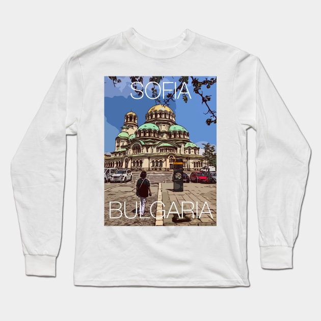 Sofia Bulgaria Long Sleeve T-Shirt by WelshDesigns